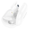 Borofone W18 Mini Luxury Earbud Bluetooth Handsfree Ακουστικά με Θήκη Φόρτισης Άσπρο