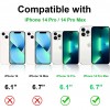 Oem Τζαμάκι Κάμερας Strass Frame Για Apple iPhone 14 Pro 6.1" / Apple iPhone 14 Pro Max 6.7" Μαύρο