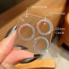 Oem Τζάμι Προστασίας Κάμερας Χρυσόσκονη Camera Lens Tempered Glass Για Apple iPhone 11 Κόκκινο