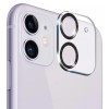 Oem Τζάμι Προστασίας Κάμερας Χρυσόσκονη Camera Lens Tempered Glass Για Apple iPhone 12 6.1'' Μαύρο