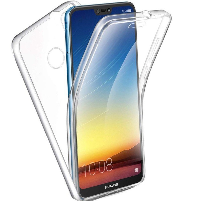 Oem Θήκη 360° Full Cover Σιλικόνης Για Huawei P Smart 2019 / Honor 10 Lite Διάφανο