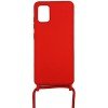 Oem Cord Silicone Case Κόκκινη Θήκη Για Samsung Galaxy A53 5G Με Λουρί Κόκκινο