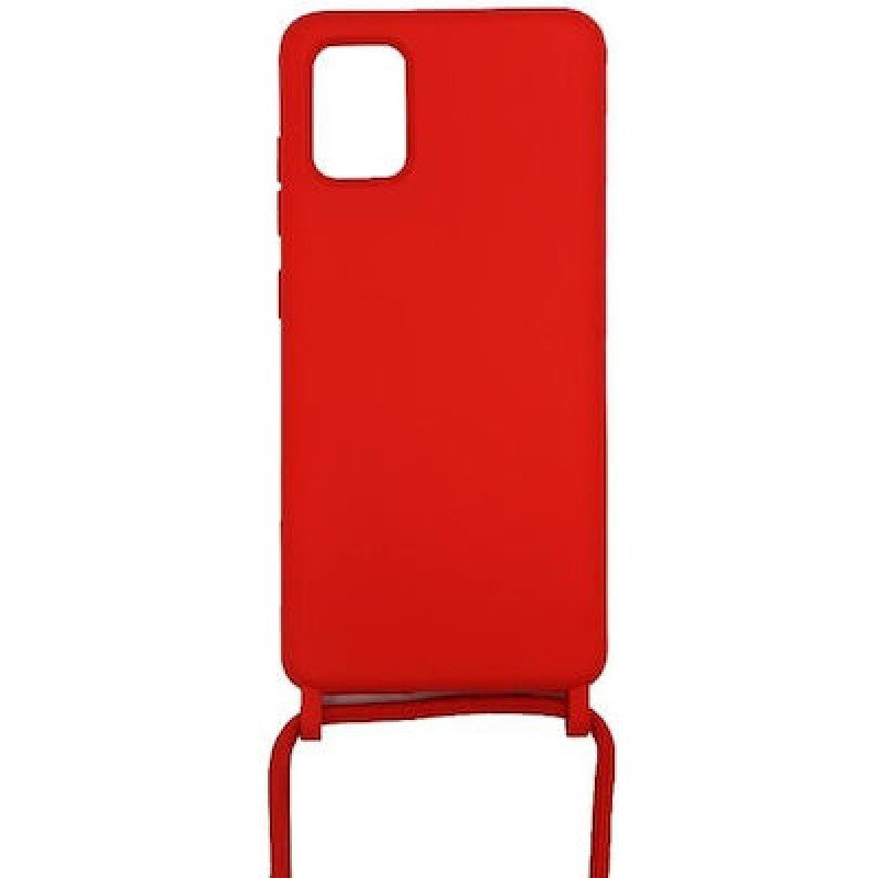 Oem Cord Silicone Case Κόκκινη Θήκη Για Samsung Galaxy A53 5G Με Λουρί Κόκκινο