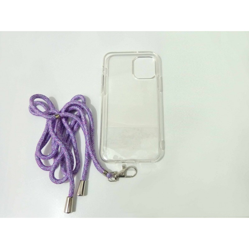 Oem Silicone Διάφανη Θήκη Για Apple iPhone 13 6.1''  Μωβ