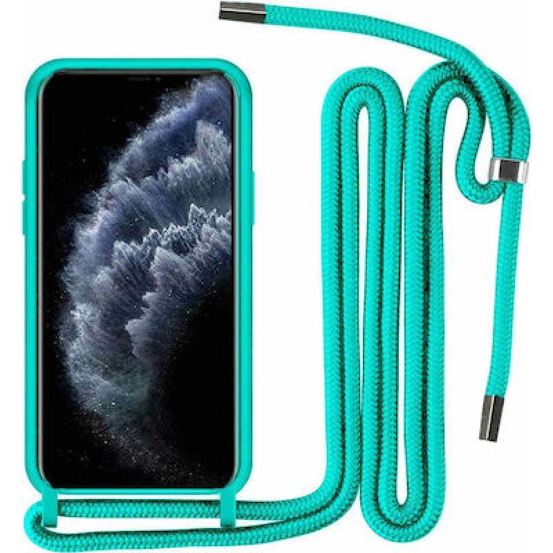 Oem Cord Silicone Τιρκουάζ Θήκη Για Samsung Galaxy A13 4G Με Λουρί Τιρκουάζ