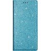 Oem Θήκη Βιβλίο Shining Χρυσόσκονη Για  Για Xiaomi Redmi Note 9 5G / Note 9T Γαλάζιο