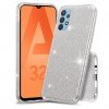  Oem Θήκη Shining Χρυσόσκονη Για      Samsung Galaxy A32 4G  Ασημί