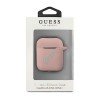 Guess case for Apple Airpods / Airpods 2 GUACA2LSVSPG pink-green Silicone Vintage