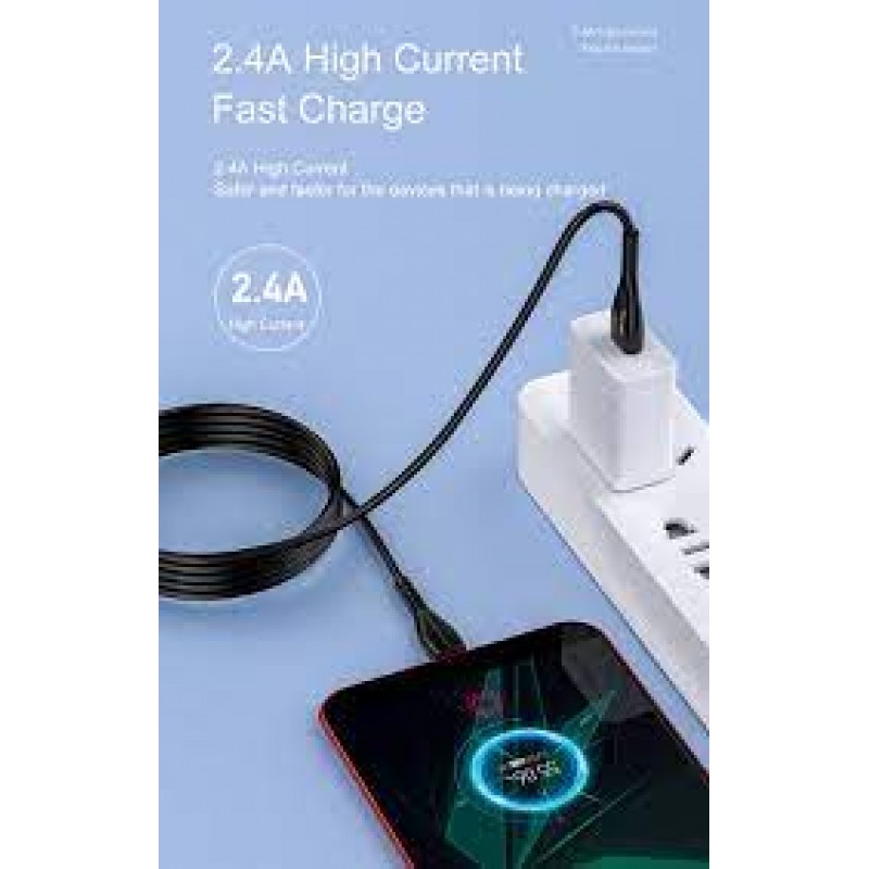 Awei Regular CL-115M USB 2.0 to micro USB Cable Μαύρο 1.0 m Μαύρο