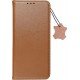 Θήκη Βιβλίο Genuine Leather case Smart Pro Για Xiaomi Poco C65 Καφέ