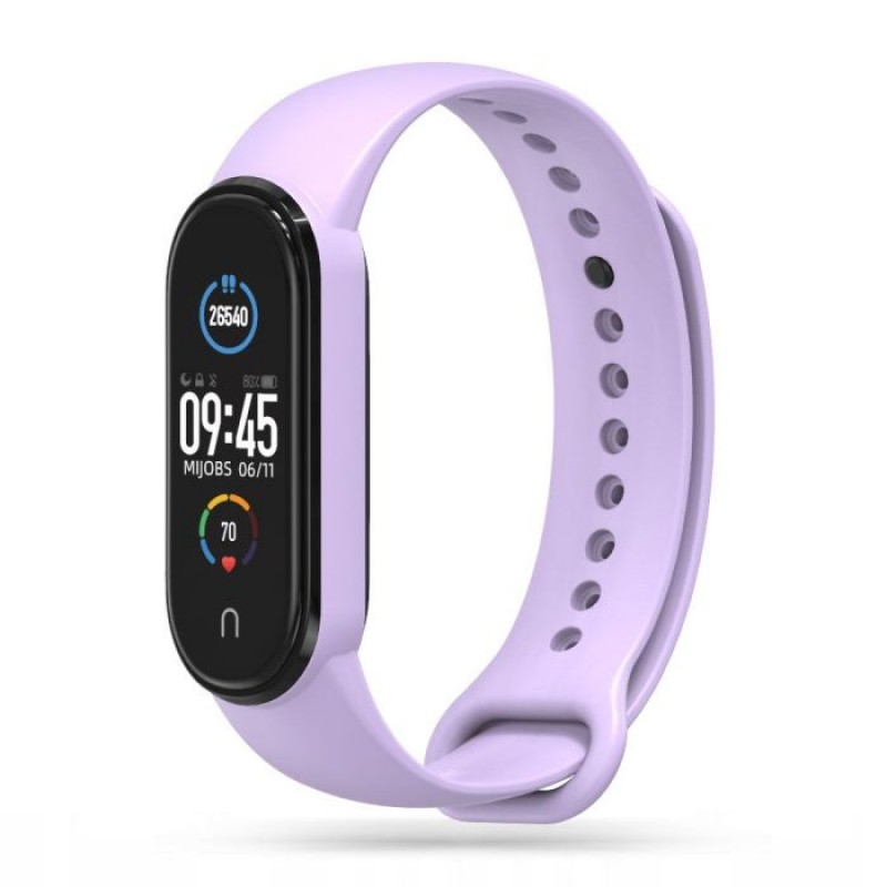 Oem Λουράκι Σιλικόνης Για Xiaomi Mi Band 7 Λιλά