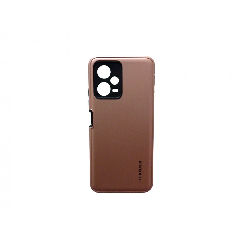 Oem Θήκη Motomo Back Cover Για Xiaomi Redmi Note 12 4G Ροζ - Χρυσό