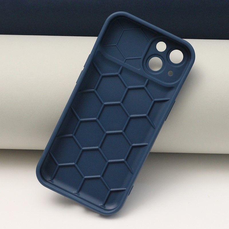 Oem Θήκη Σιλικόνης New Honeycomb Για Xiaomi Poco C65 Μπλε