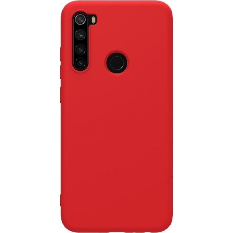 Oem Θήκη Σιλικόνης Matt 1,2 mm Για Xiaomi Redmi Note 8 / Note 8 2021 Κόκκινο