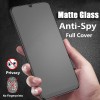 Full Face Tempered glass / Αντιχαρακτικό Γυαλί Πλήρους Οθόνης Privacy Για Apple iPhone 15 Pro Max 5G 6,7" Μαύρο