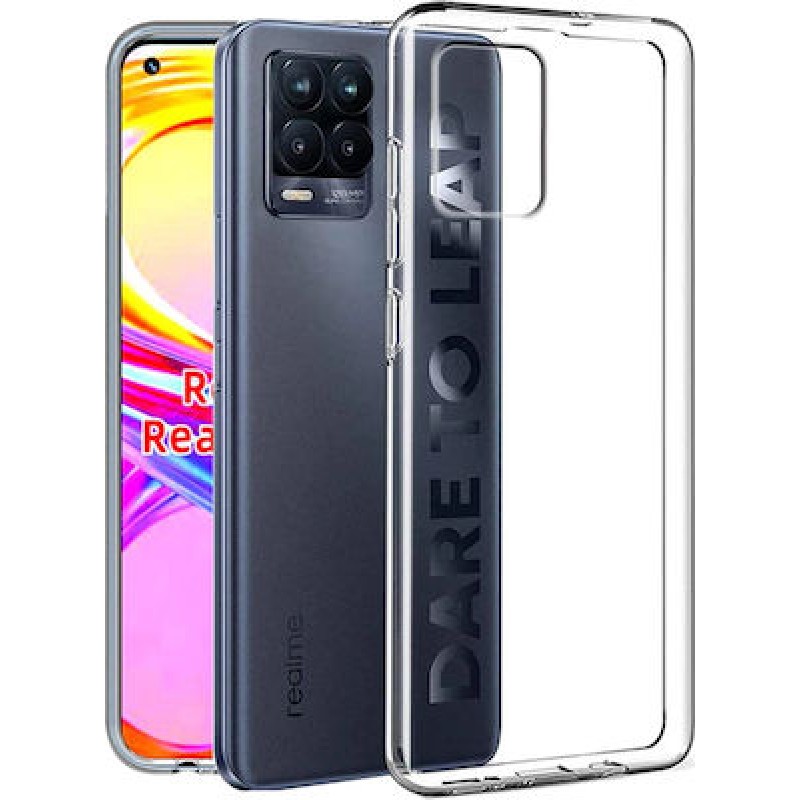 Oem Θήκη Σιλικόνης Matt 1,2 mm Για Realme 8 / 8 Pro  Διάφανο