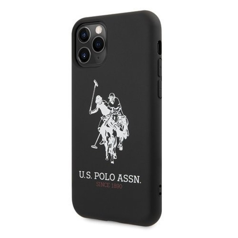 Θήκη Σιλικόνης U.S Polo ASSN Για  Samsung Galaxy S21 Plus 5G  Μαύρο