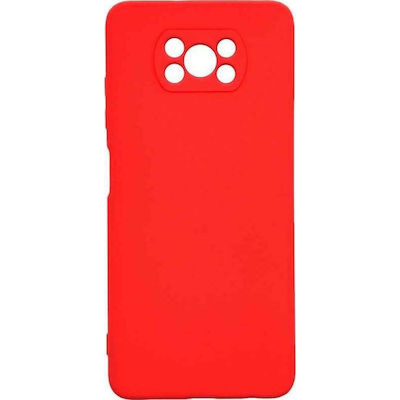 Soft Matt Case Gel TPU Cover 2.0mm Για Xiaomi Poco X3 / Poco X3 NFC / Poco X3 Pro Κόκκινο