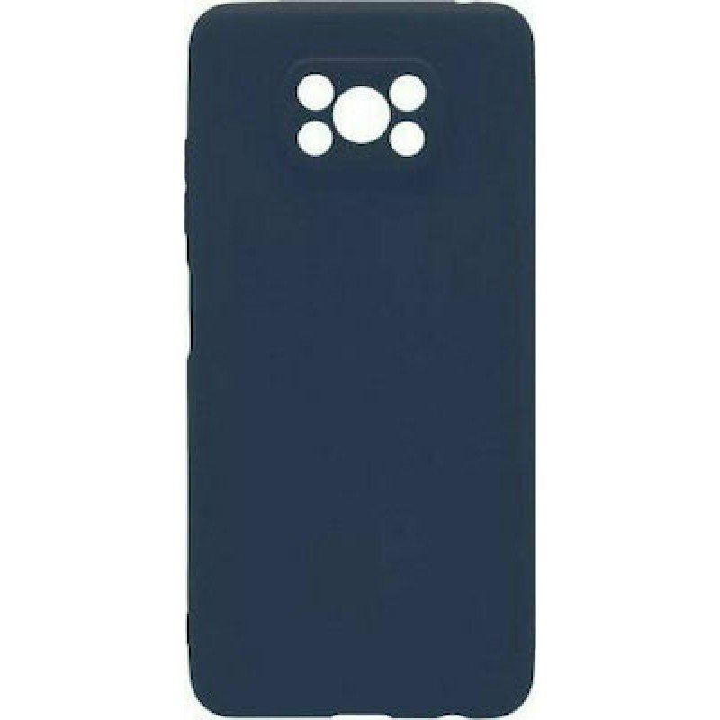 Soft Matt Case Gel TPU Cover 2.0mm Για Xiaomi Poco X3 / Poco X3 NFC / Poco X3 Pro Σκούρο - Μπλε