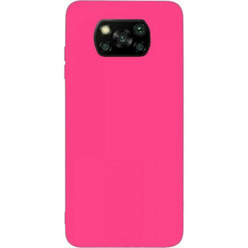 Soft Matt Case Gel TPU Cover 2.0mm Για Xiaomi Poco X3 / Poco X3 NFC / Poco X3 Pro Φούξια