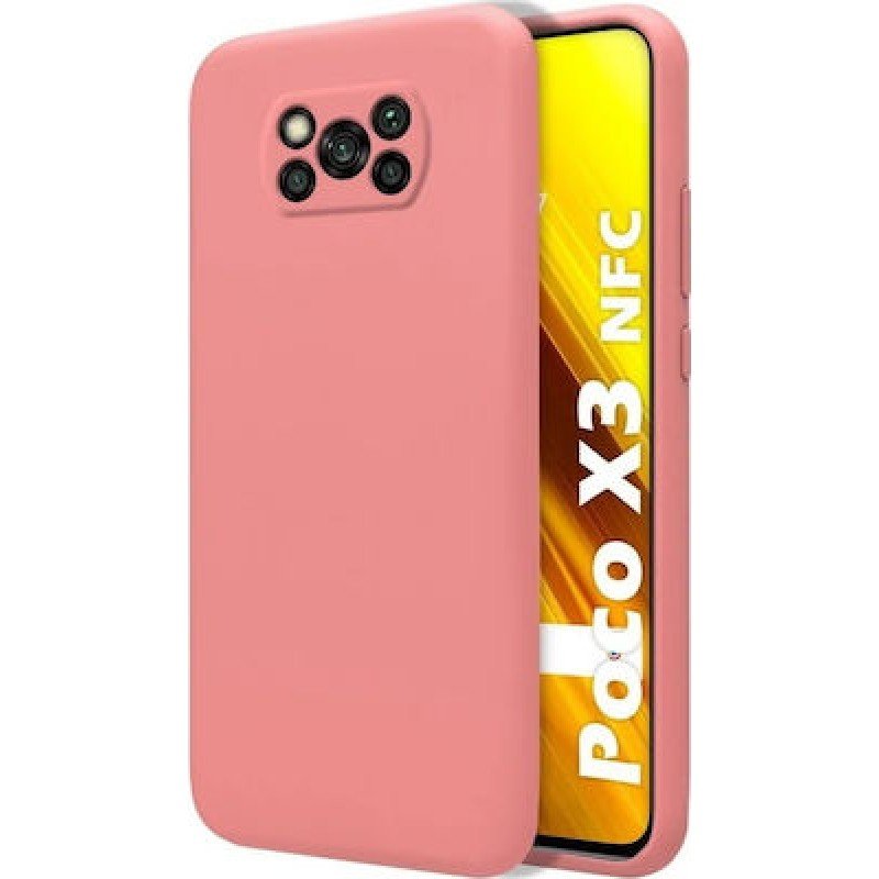 Soft Matt Case Gel TPU Cover 2.0mm Για Xiaomi Poco X3 / Poco X3 NFC / Poco X3 Pro Ροζ