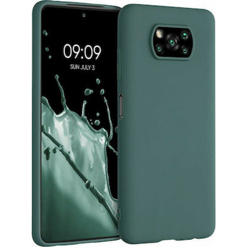 Soft Matt Case Gel TPU Cover 2.0mm Για Xiaomi Poco X3 / Poco X3 NFC / Poco X3 Pro  Πράσινο