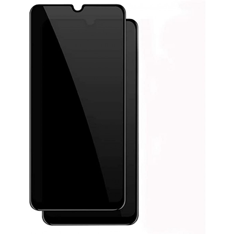 Oem Full Face Tempered glass / Αντιχαρακτικό Γυαλί  Πλήρους Οθόνης Privacy Για Samsung Galaxy A03S Μαύρο