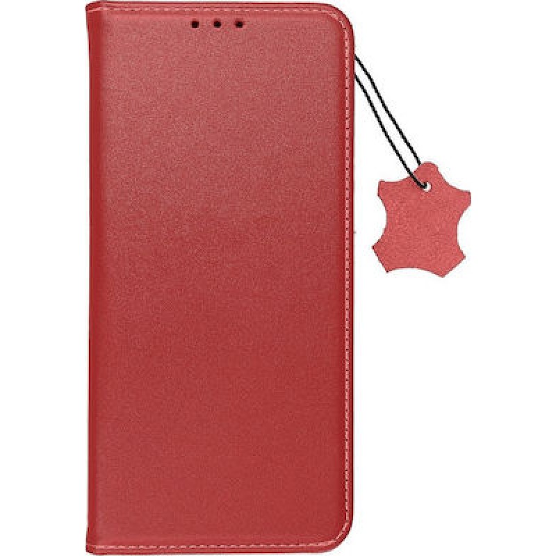 Θήκη Βιβλίο Genuine Leather case Smart Pro Για Apple iPhone 12 Pro Max 6,7''  Κόκκινο