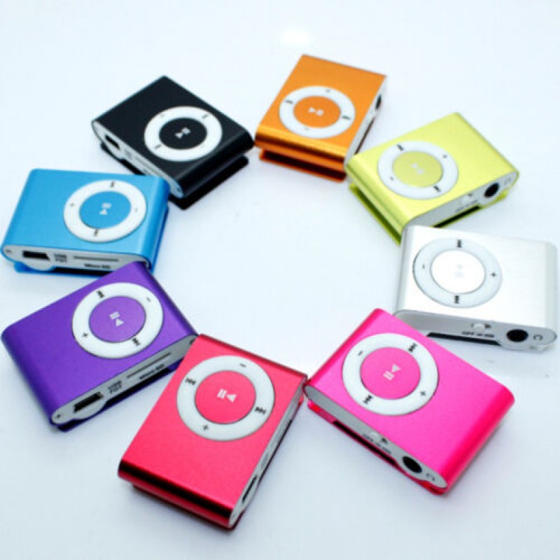 Oem Mini MP3 with earphones Μωβ