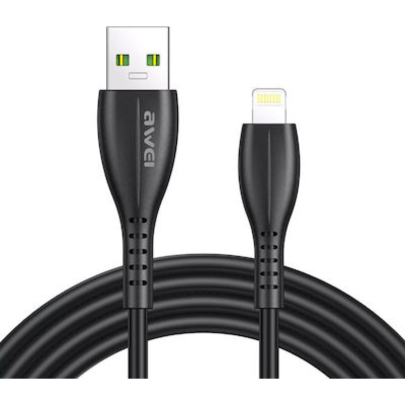 Awei Regular CL-115M USB 2.0 to micro USB Cable Μαύρο 1.0 m Μαύρο