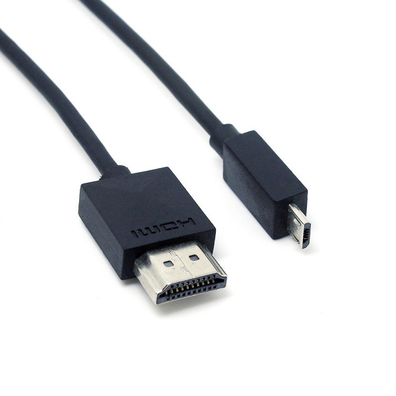 Oem Καλώδιο Micro USB σε HDMI Μαύρο High Speed 1.5m