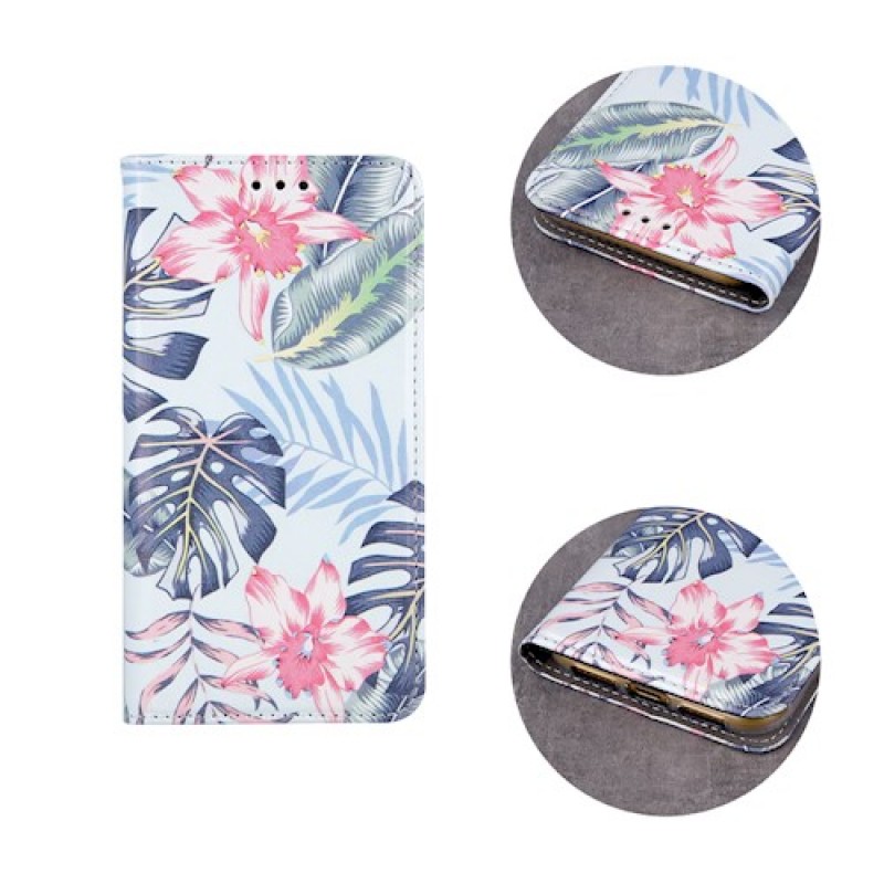 Oem Θήκη Βιβλίο Smart Trendy case Spring Flowers 3 Για Samsung Galaxy A20E 