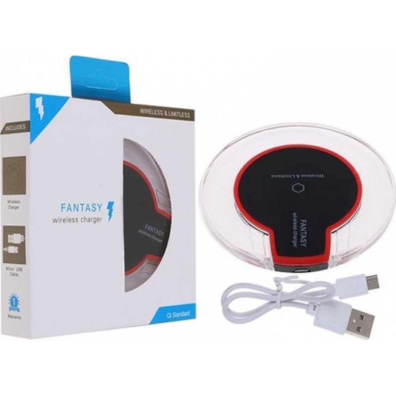 Oem Wireless & Limitless Charger Fantasy Ασύρματος Φορτιστής Κόκκινος