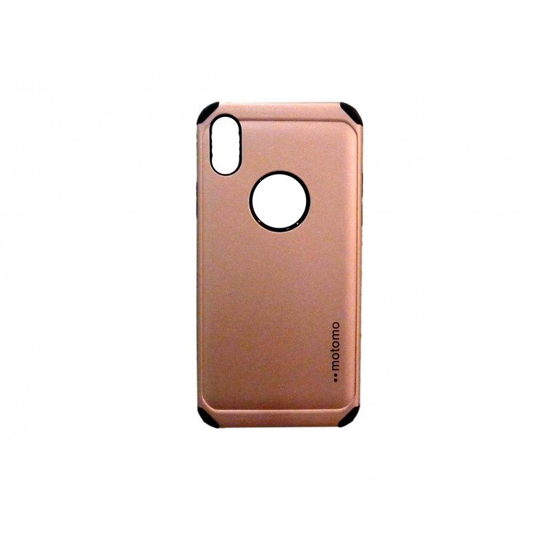 Θήκη motomo Back Cover Για Apple iPhone X / XS  Χρυσή - Ροζ