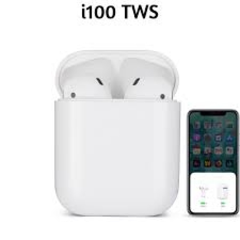 OEM TWS I100 ΑΚΟΥΣΤΙΚΑ BLUETOOTH ΜΕ ΘΗΚΗ ΦΟΡΤΙΣΗΣ - WHITE