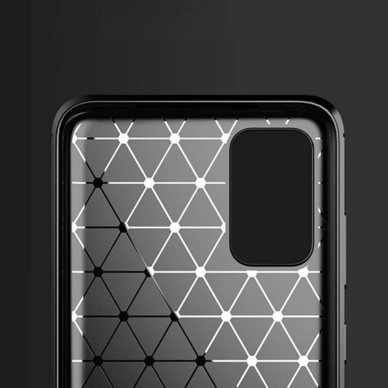 Oem Θήκη Σιλικόνης Carbon Για Apple iPhone 11 Pro Μπλε