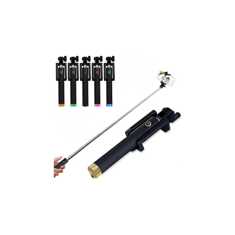 OEM Selfie Stick With Lightning Connector 78cm Black 