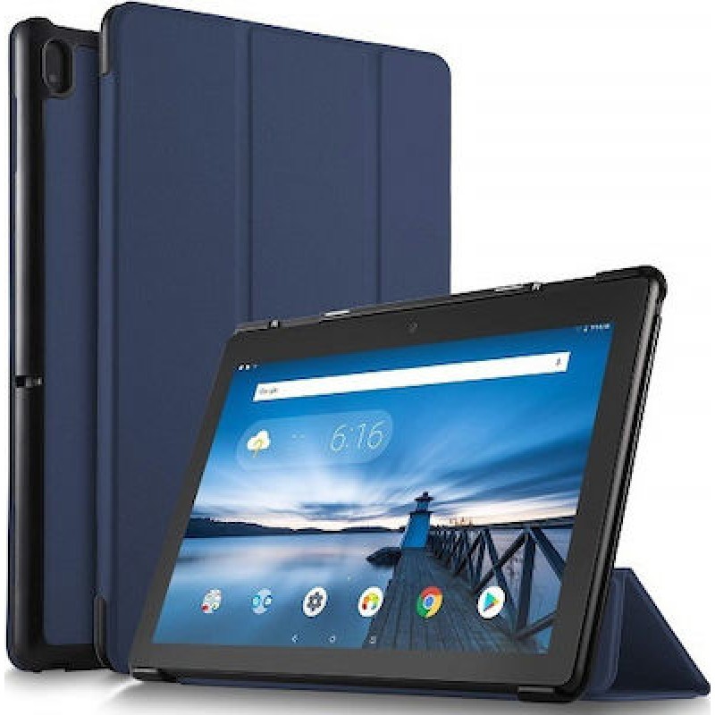 Oem Θήκη Βιβλίο - Σιλικόνη Flip Cover Για Lenovo Tab M10 HD Gen 2 TB-X306 / 303 Σκούρο - Μπλε