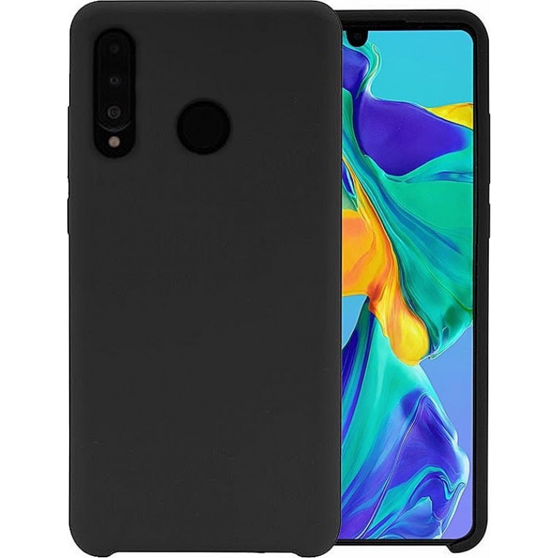 Oem Θήκη Σιλικόνης Matt 1,2 mm Για Huawei P40 Lite E / Y7P 2020 / HONOR 9C  Μαύρο