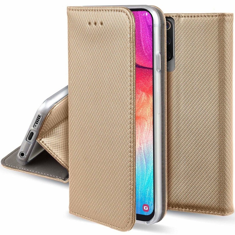 Oem Θήκη Book Smart Magnet Για Huawei P Smart Pro / Honor Y9S Χρυσό