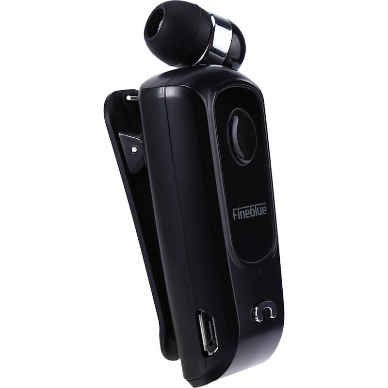 Fineblue Bluetooth Wireless Headset με Δόνηση & Καλώδιο Fineblue F920 Black