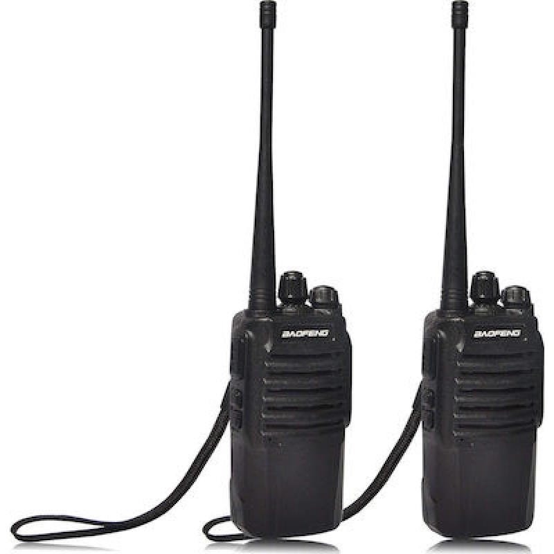 BAOFENG BF- 888S Two-Way FM Radio ΑΣΥΡΜΑΤΟΣ ΠΟΜΠΟΔΕΚΤΗΣ VHF-UHF DUAL BAND (2 Τεμαχίων) Μαύρο