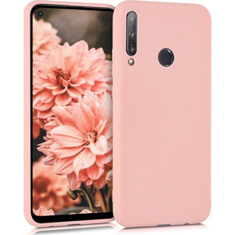 Oem Soft Back Cover Silicone Soft 2.0mm ΓΙΑ Huawei P30 Lite Χρυσή - Ροζ