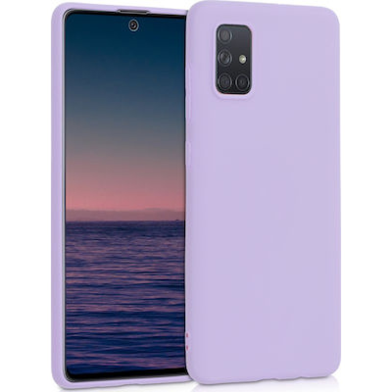 Oem Θήκη Σιλικόνης Soft 2.0 mm Για Samsung Galaxy A41  Μωβ