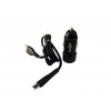 KLGO 2USB  Car Charger με καλώδιο  Type C  TG-621 Μαύρο