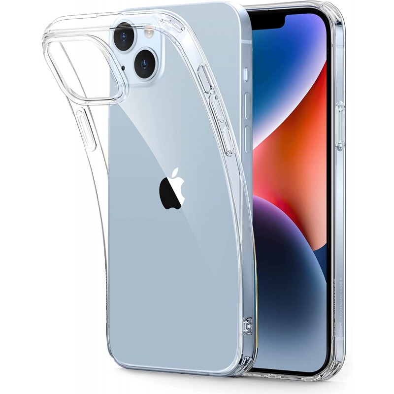 Oem Θήκη Σιλικόνης 1,5 mm Για Apple iPhone 15 Plus 5G 6,7" Διάφανο