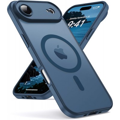 Oem Θήκη Back Cover Electro Magsafe Ημιδιαφανή Για Apple iPhone 16e ( SE 4 2025 ) Σκούρο - Μπλε