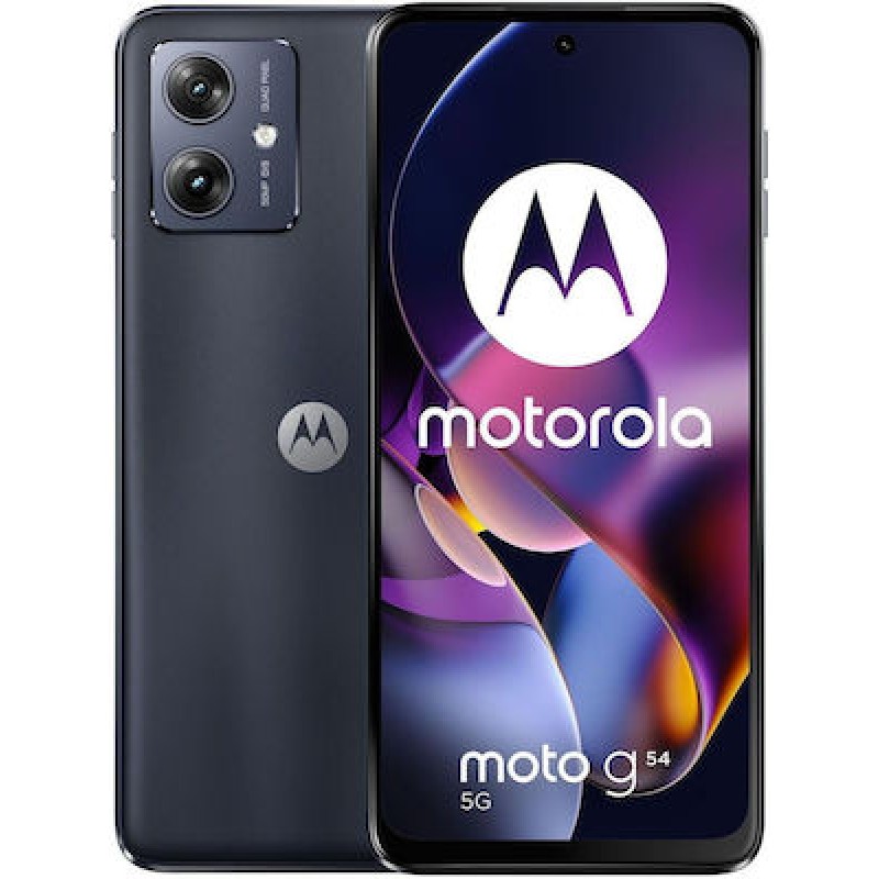 Oem Full Face Tempered glass Για Motorola Moto G54 5G Μαύρο