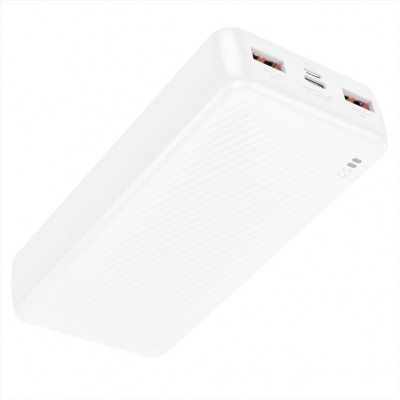 Borofone BJ56 Graceful Power Bank 10000mAh 22.5W Με 2 Θύρες USB-A  Λευκό Borofone BJ56 Graceful Power Bank 10000mAh 22.5W Με 2 Θύρες USB-A  Λευκό