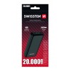 Swissten Worx Powerbank  Power 20000mAh ΜΑΥΡΟ